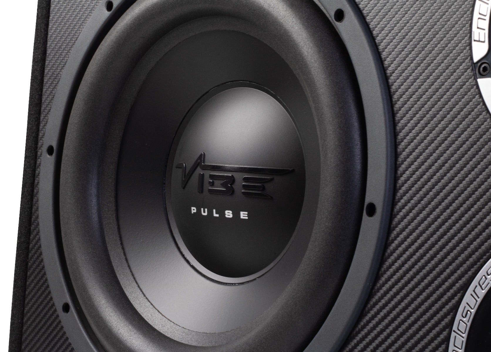 Vibe PULSECBR12A-V4 - 1050 Watts 12" inch Dual Ported Active Amplified Bass Box Sub Enclosure