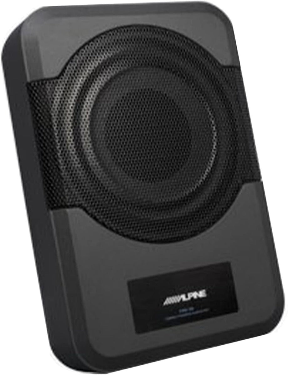 Alpine PWE-S8 8 inch 20cm Underseat Amplified Sub Subwoofer Bass Box
