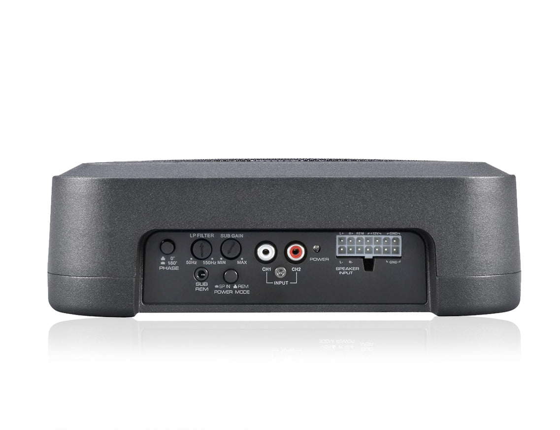 Alpine PWE-S8 8 inch 20cm Underseat Amplified Sub Subwoofer Bass Box