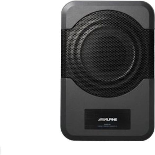 Alpine PWE-S8 8 inch 20cm Underseat Amplified Sub Subwoofer Bass Box