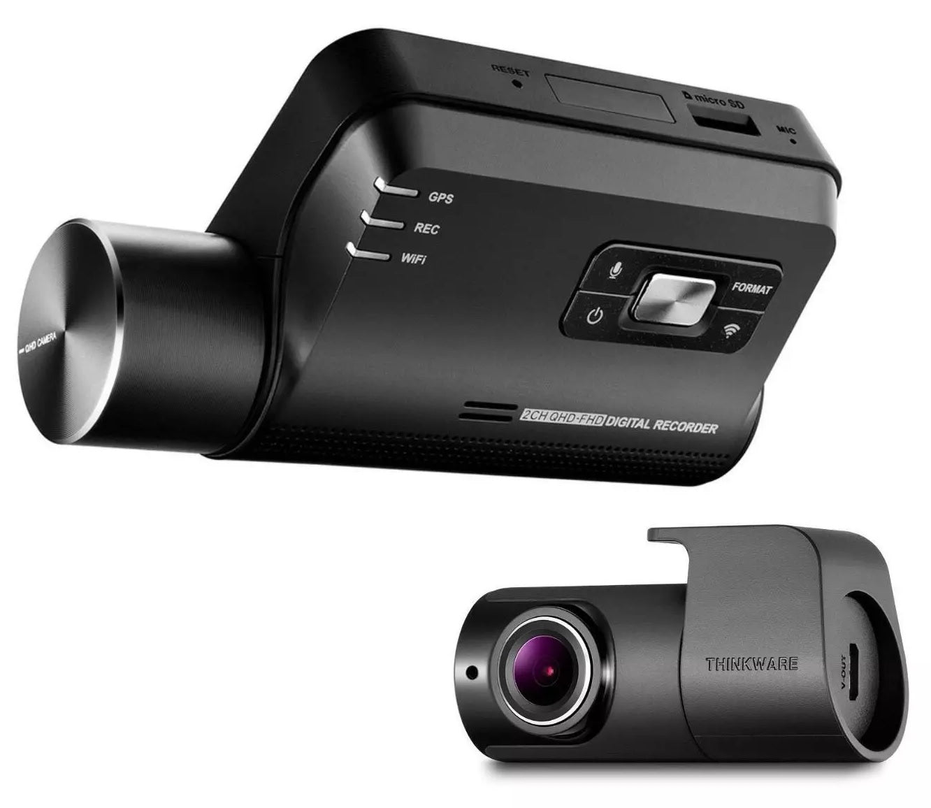 Thinkware Q850 - 2CH Front & Rear Dash Camera 64GB Inc Hardwire Kit