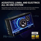 EDIFIER QD35 Tabletop Bluetooth Speaker with Light Effects - Black
