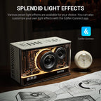 EDIFIER QD35 Tabletop Bluetooth Speaker with Light Effects - White