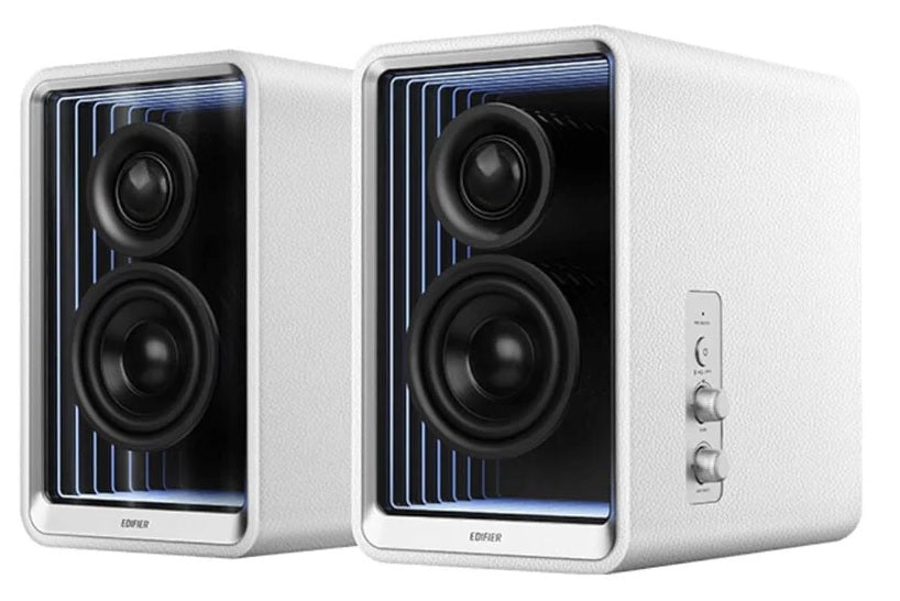 EDIFIER QR65 Desktop Active Monitor with GaN Charger White – Pair