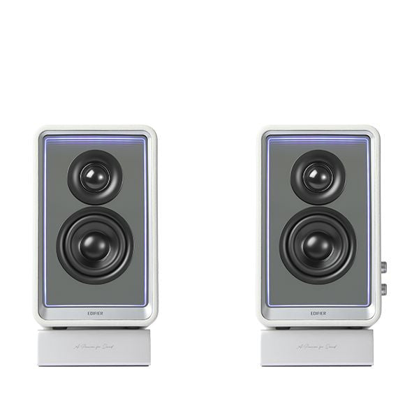 EDIFIER QR65 Desktop Active Monitor with GaN Charger White – Pair