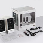 EDIFIER QR65 Desktop Active Monitor with GaN Charger White – Pair