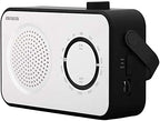 AIWA R-190BW Portable Radio, AM/FM, Mains & Battery, With Headphone Socket White/Black
