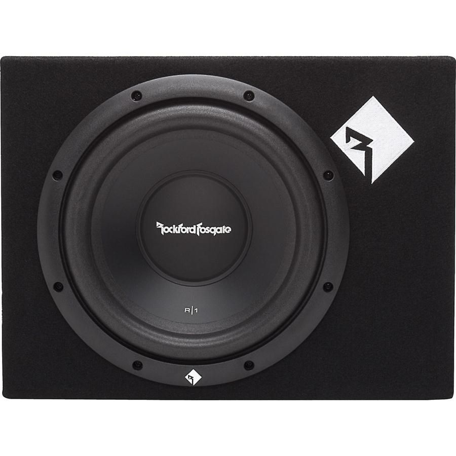 Rockford Fosgate R2-250X1 Amp + R1-1X10 10" Loaded Sub Enclosure package