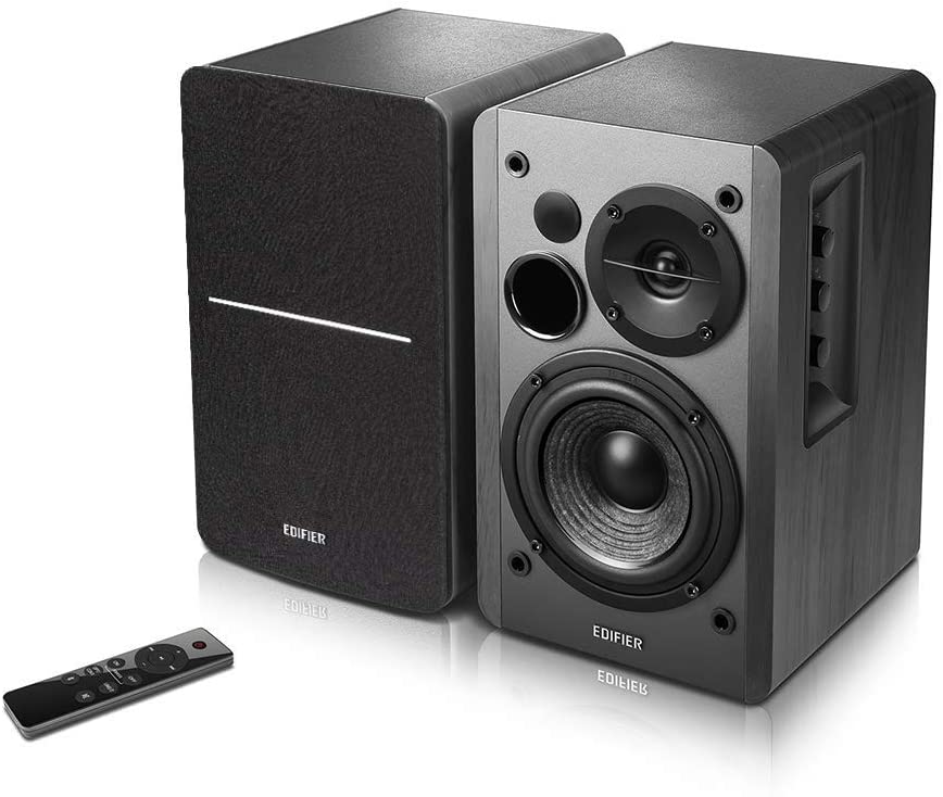 EDIFIER R1280DBS Active Bluetooth v5.0 Bookshelf Speakers with Sub Out - Black