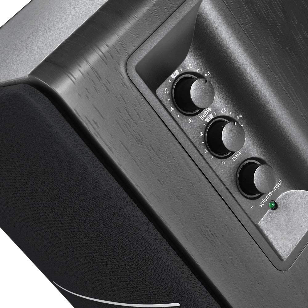 EDIFIER R1280DBS Active Bluetooth v5.0 Bookshelf Speakers with Sub Out - Black