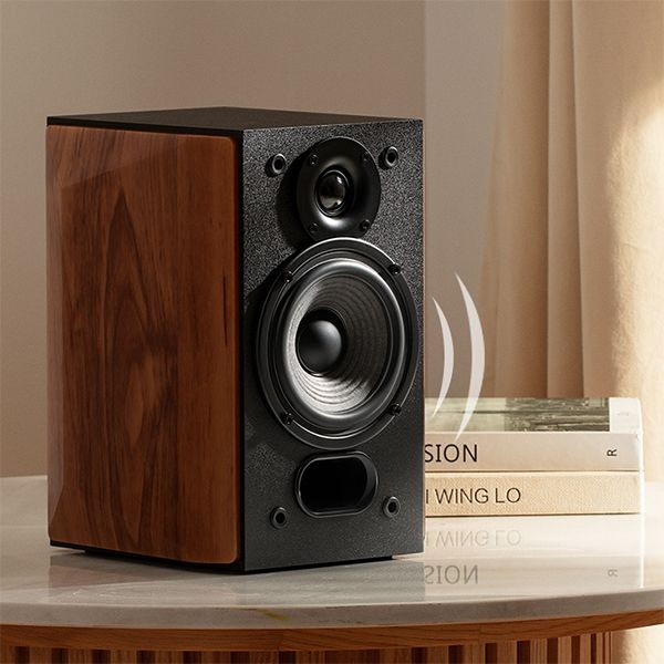 EDIFIER R1380DB Professional Active Bluetooth Bookshelf Speakers - Wood Grain
