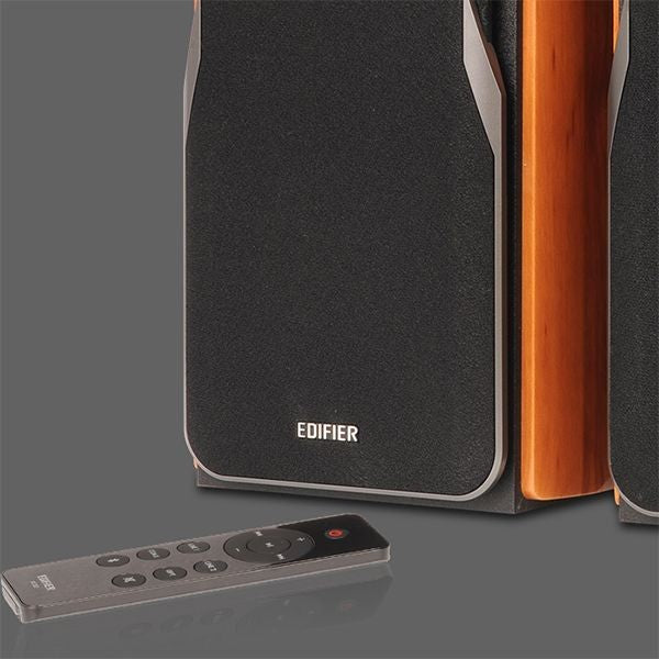 EDIFIER R1380DB Professional Active Bluetooth Bookshelf Speakers - Wood Grain