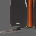 EDIFIER R1380T Active Powered Bookshelf 2.0 Monitor Speakers - Wood Grain