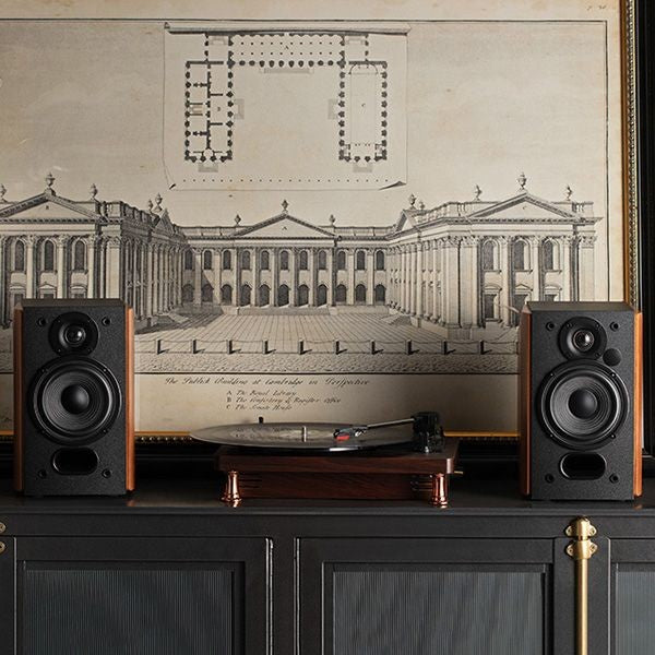 EDIFIER R1380T Active Powered Bookshelf 2.0 Monitor Speakers - Wood Grain