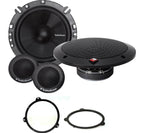 BMW 3 Series E46 1998-2005 Rockford Fosgate R165S 16.5cm Front Doors Component Speakers Upgrade Kit