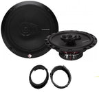 Ford Fiesta, KA  Rockford Fosgate R-165X3 - 6.5"  220 Watt  2-way Coaxial Front Door And Rear Side Speakers