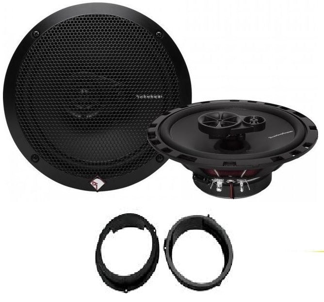 Ford Fiesta, KA  Rockford Fosgate R-165X3 - 6.5"  220 Watt  2-way Coaxial Front Door And Rear Side Speakers