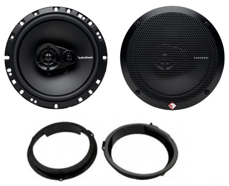 Ford C-Max, Focus Transit Custom Rockford Fosgate R165X3 Front or Rear Door Speaker Upgrade Kits