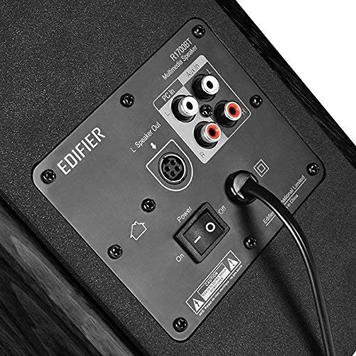EDIFIER's R1700BT Active Bluetooth Bookshelf Speakers Black
