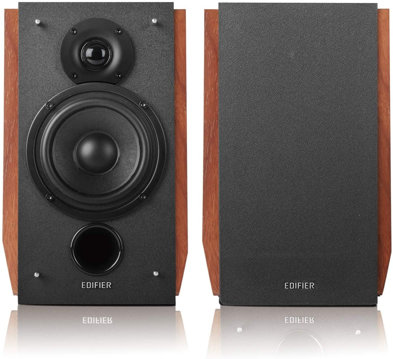 EDIFIER's R1700BT Active Bluetooth Bookshelf Speakers Maple