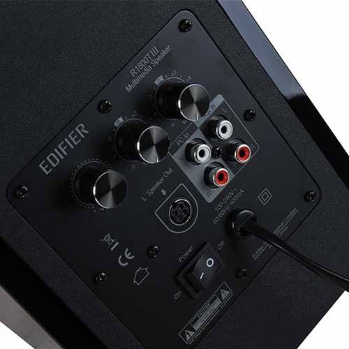 Edifier R1800TIII 2.0 Studio Bookshelf Speaker System With Dual RCA Inputs