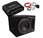 Rockford Fosgate R2-500X1 Amp + P2-1X12 Encloser Subs package