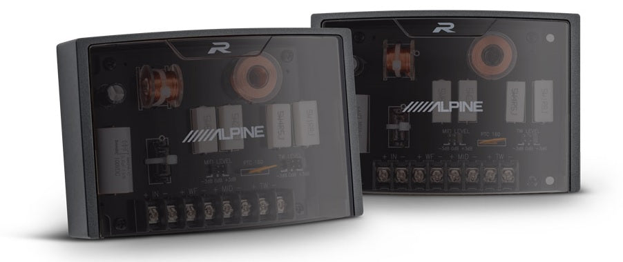 Alpine R2-S652 Next-Generation R2 6-1/2" 2-way PRO Component Speakers with Magnesium Hard-Dome Tweeters 300 Watts