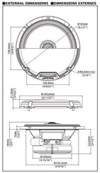 Alpine R2-S65 Next-Generation R2 6-1/2" 2-way PRO Coaxil Speakers with Magnesium Hard-Dome Tweeters 300 Watts