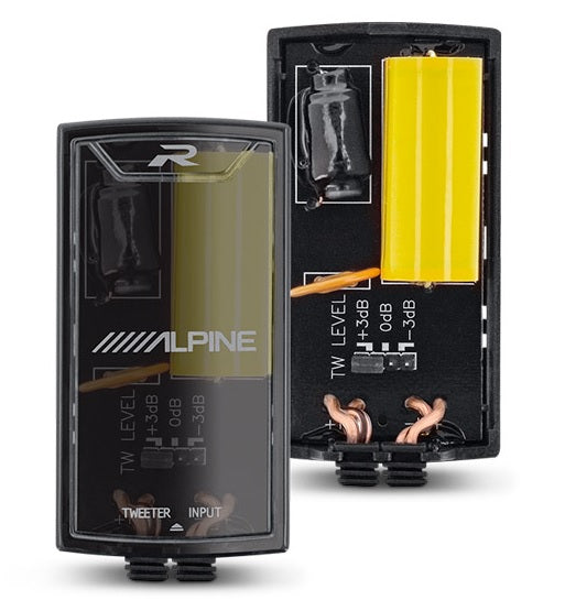 Alpine R2-S65C  New Type-R2 6-1/2" Component Speakers with Magnesium Hard-Dome Tweeters 300 Watts