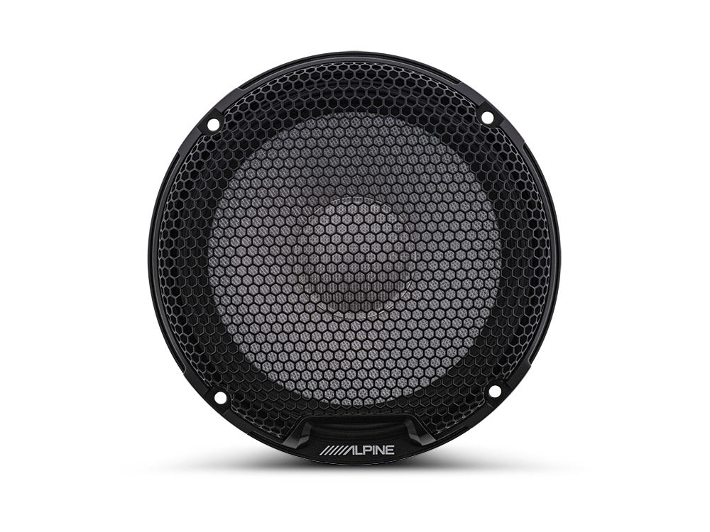 Alpine R2-S65C  New Type-R2 6-1/2" Component Speakers with Magnesium Hard-Dome Tweeters 300 Watts