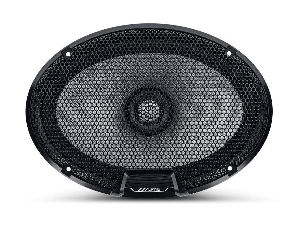 Alpine R2-S69 Type-R2 6x9" Speakers with Magnesium Hard-Dome Tweeters 300 Watts