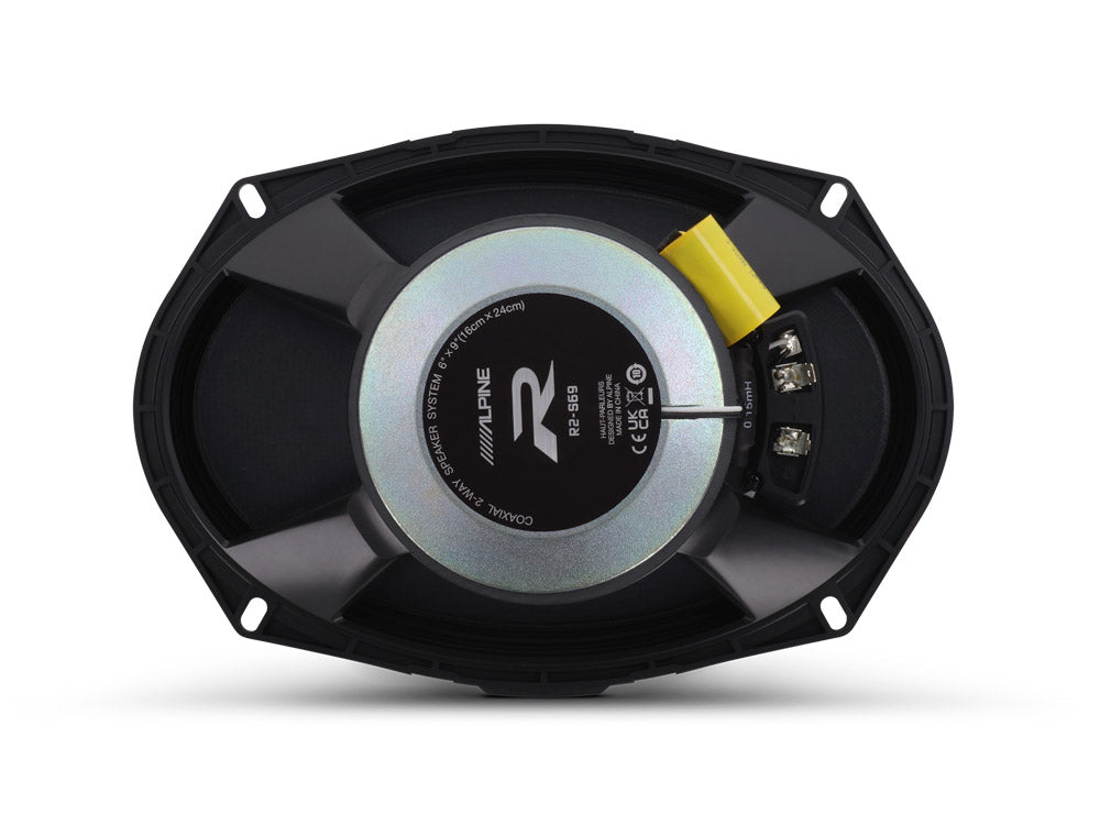 Alpine R2-S69 Type-R2 6x9" Speakers with Magnesium Hard-Dome Tweeters 300 Watts