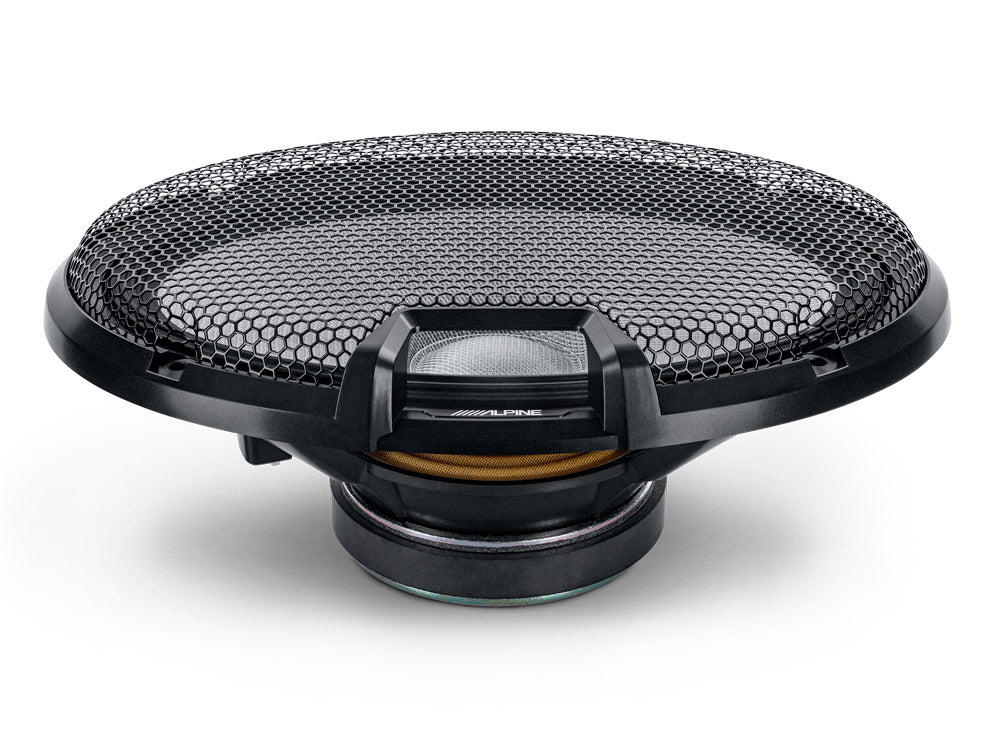 Alpine R2-S69C New Type-R2 6x9" Component Speakers with Magnesium Hard-Dome Tweeters 300 Watts