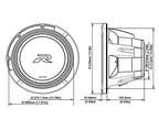 Alpine R2-W12D2 R Series 12" 2250 Watt subwoofer with dual 2-ohm voice coils