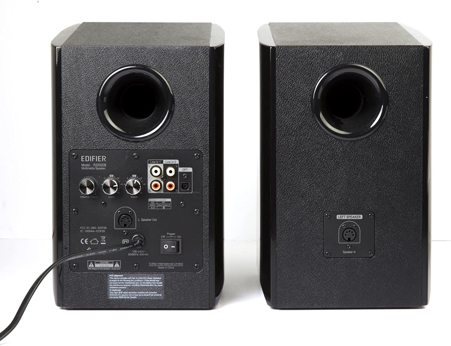 EDIFIER R2000DB 2.0 Speaker System with Bluetooth & Optical Input - Black