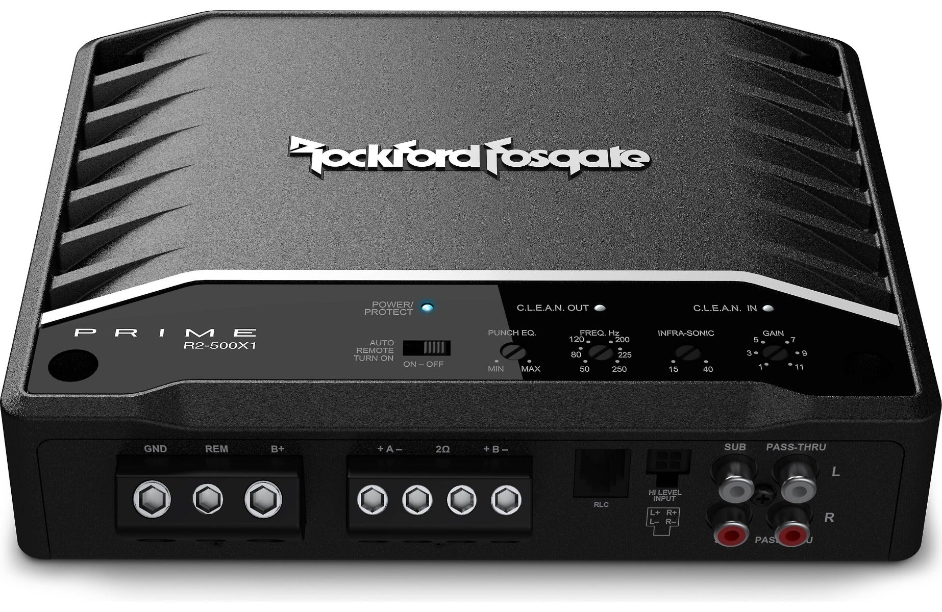 Rockford Fosgate P2-2X12 Dual Enclosure  with R2-750X1 750W Monoblock Amplifier