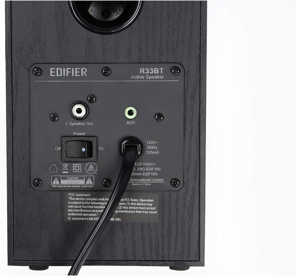 EDIFIER R33BT Active Bluetooth Computer Speakers - Black