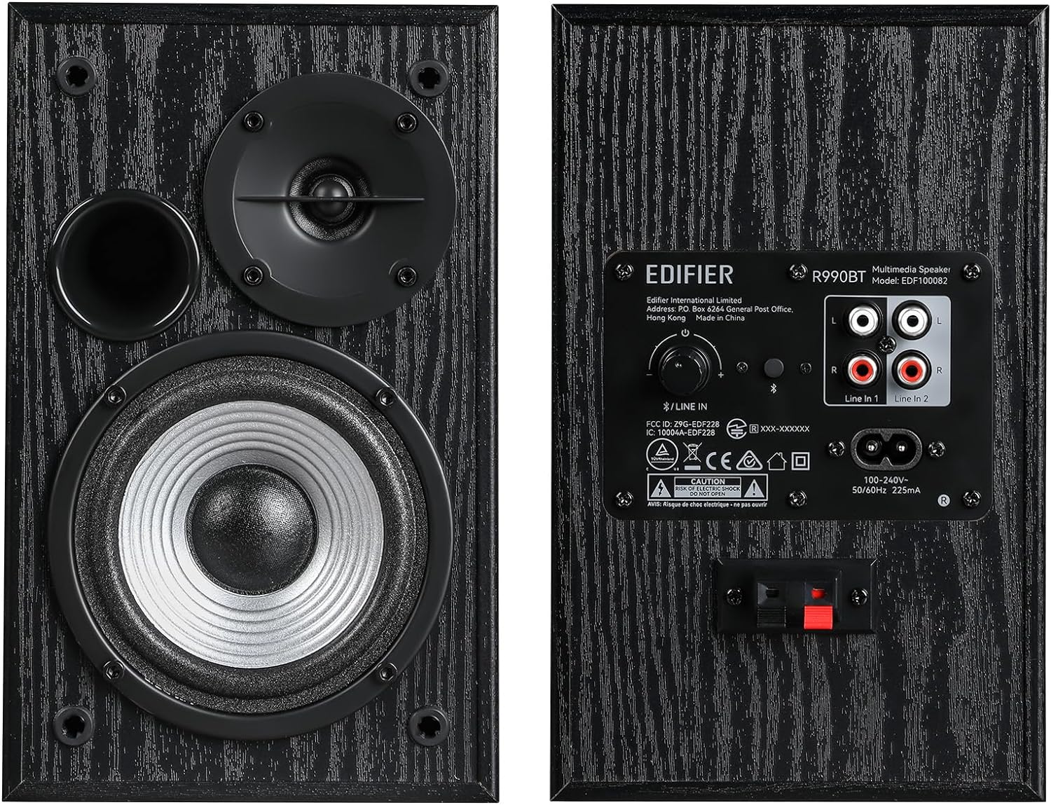 Edifier R990BT Powered 2.0 PC Multimedia Speaker Set with Bluetooth - Black