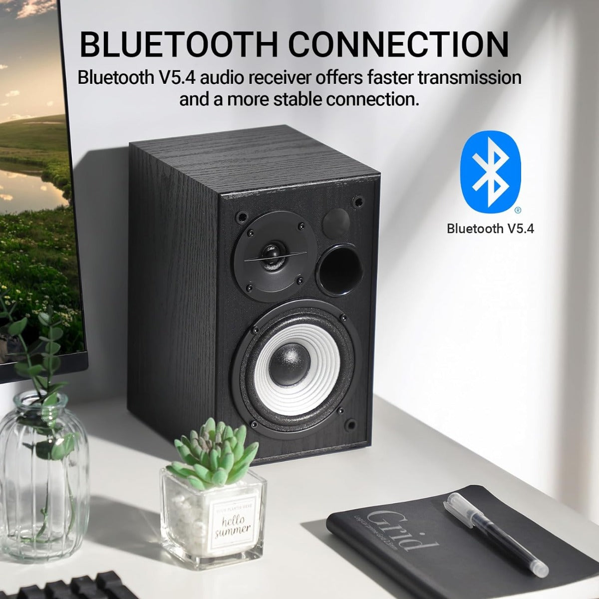 Edifier R990BT Powered 2.0 PC Multimedia Speaker Set with Bluetooth - Black