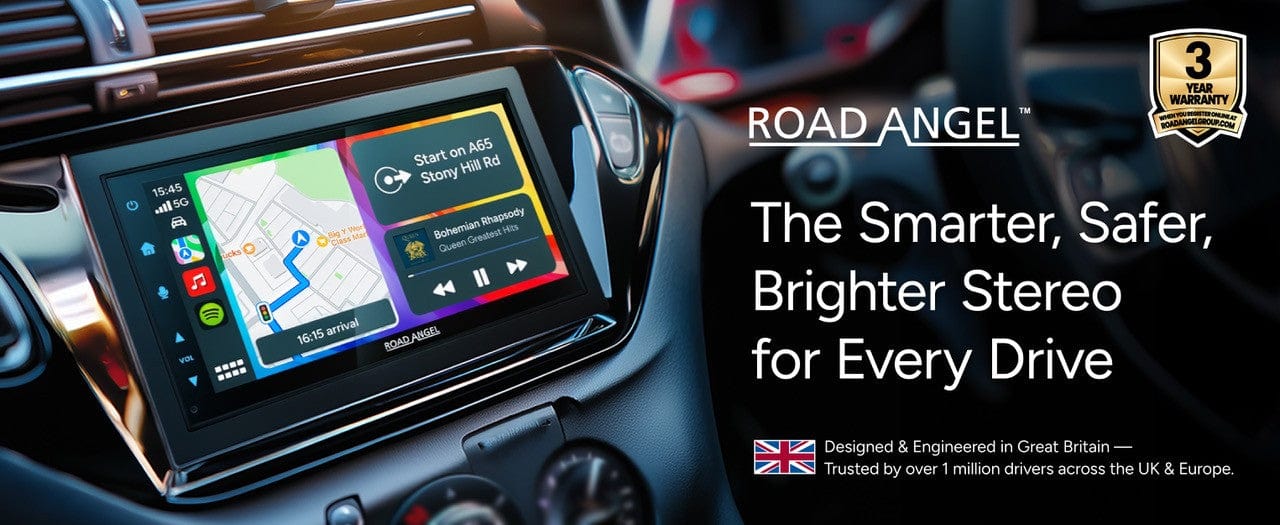 Road Angel RA-X622BT 6.75" Touch Screen Display, Bluetooth, with Wireless Android Auto & Apple Car Play