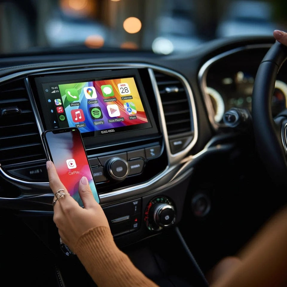 Road Angel RA-X722DAB  7" Touch Screen Display, DAB+, Bluetooth, Wireless Android Auto & Apple Car Play