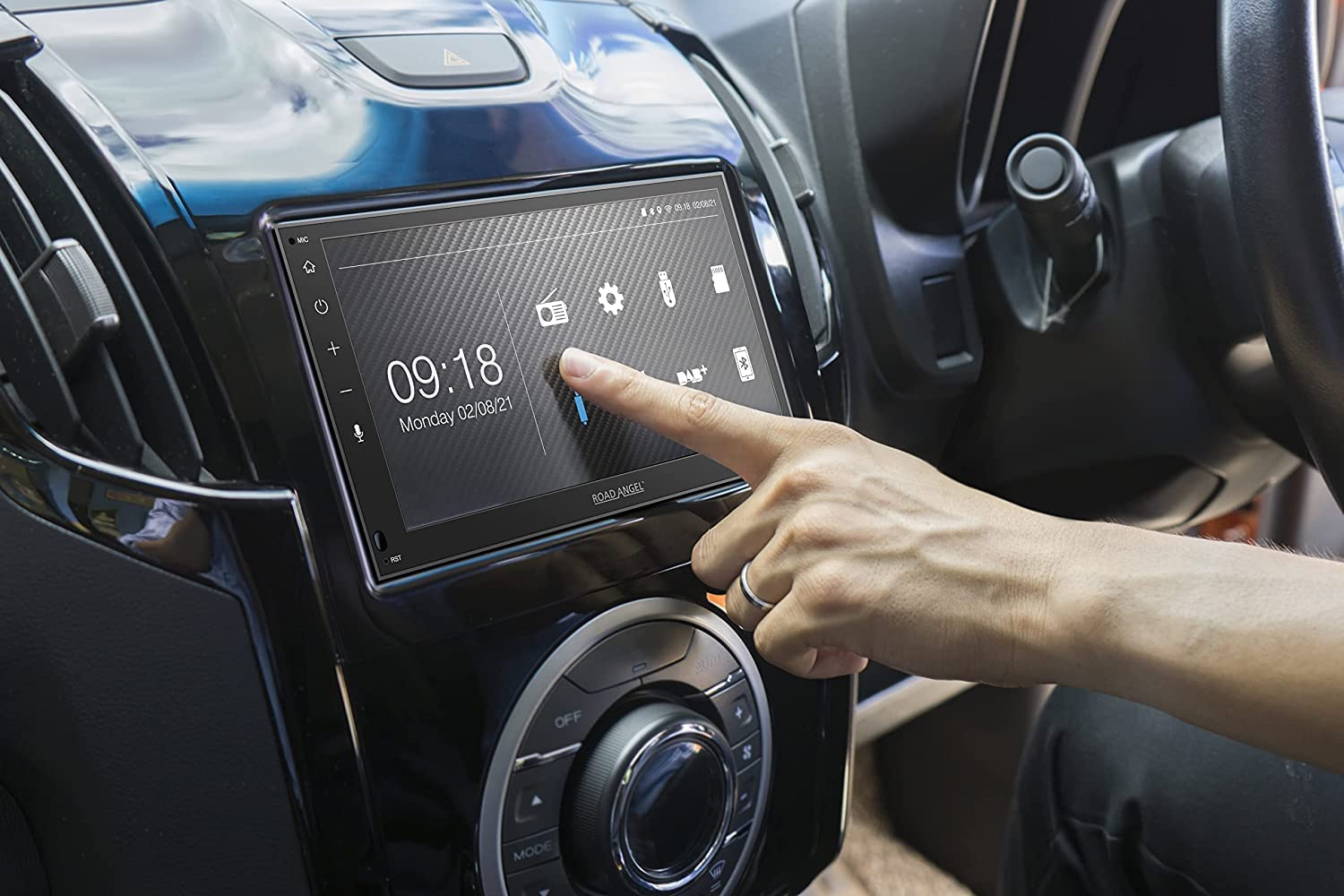 Road Angel RA-X721DAB Apple Car Play, Android Auto, 7" Capactive Touchscreen, Bluetooth, Spotify, DAB+ Camera