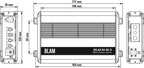 BLAM RA300D mono channel ultra compact class D amplifier