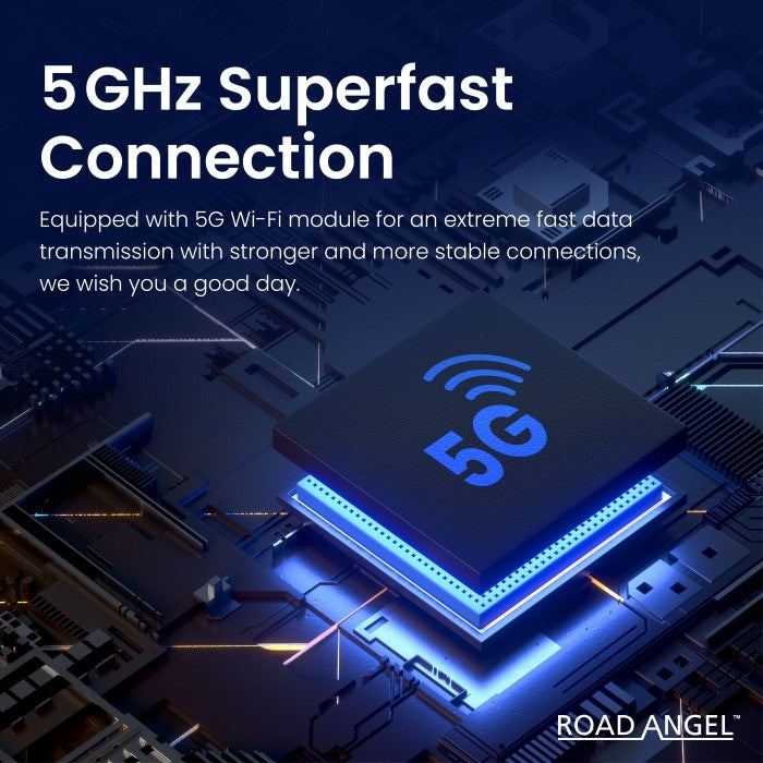 Road Angel RAAA1 Wireless Android Auto Adapter Plug & Play 5G WIFI Online Update