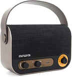 AIWA RBTU-600 Vintage Style Rechargeable Stereo Radio & Bluetooth Speaker 10W RMS