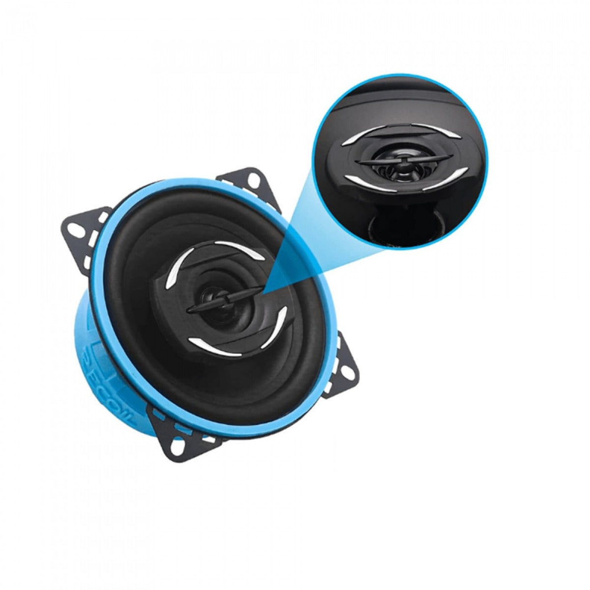 Recoil Echo-Series 10cm Flush Mount Dual Cone 180 watt Speakers