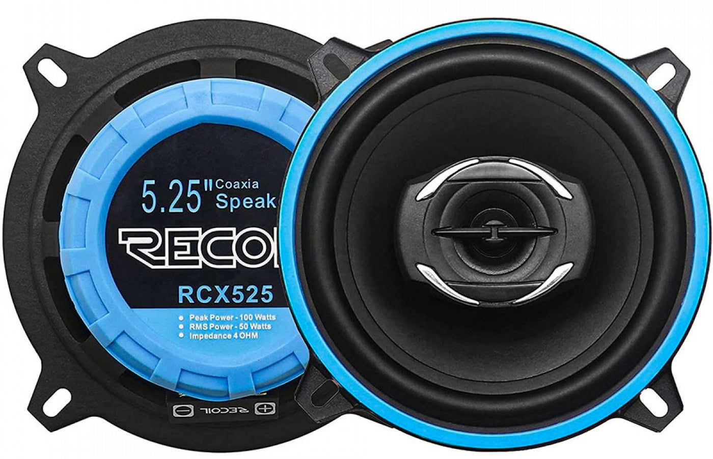 Recoil Echo-Series RCX525 130mm (5.25 inch) 200 watt 2-way full-range coaxial speakers