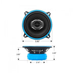 Recoil Echo-Series RCX525 130mm (5.25 inch) 200 watt 2-way full-range coaxial speakers