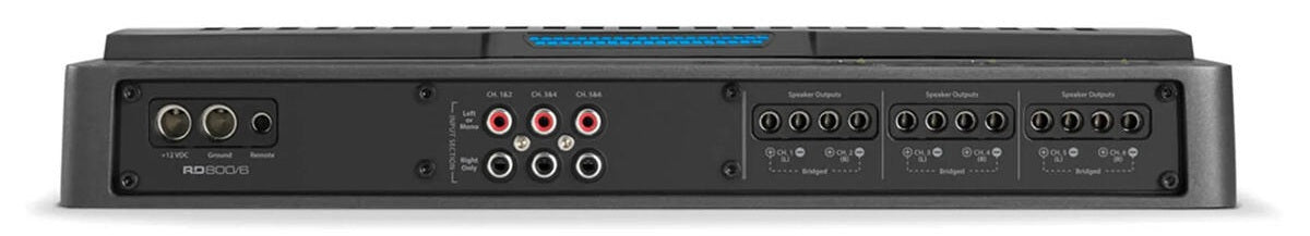 JL Audio RD800/6 RD Series 6 Channel Stereo Subwoofer Amplifier 800w RMS