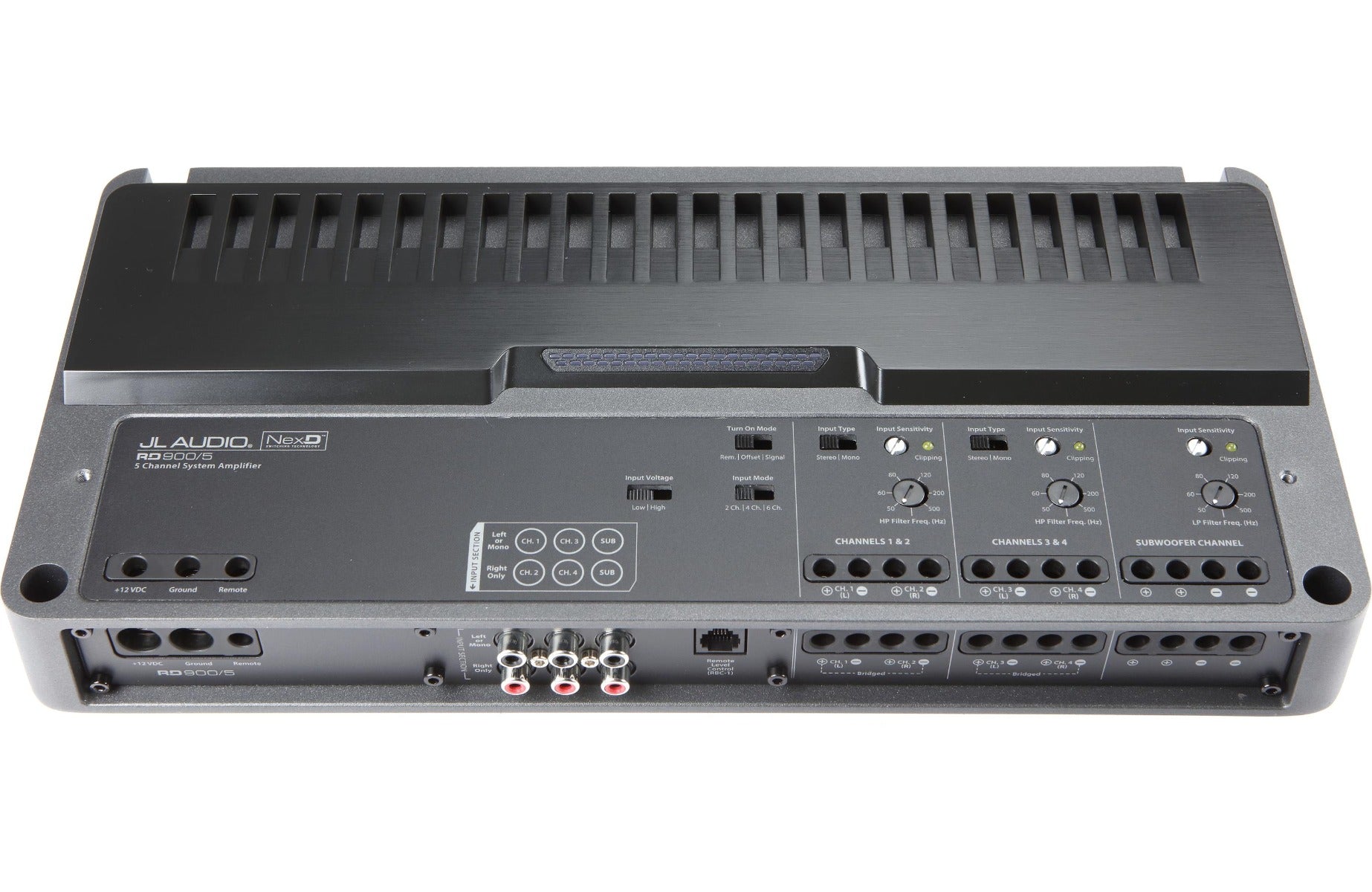 JL Audio RD900/5+ PLUS RD Series Class D 5 Channel Stereo Subwoofer Amplifier 900w RMS